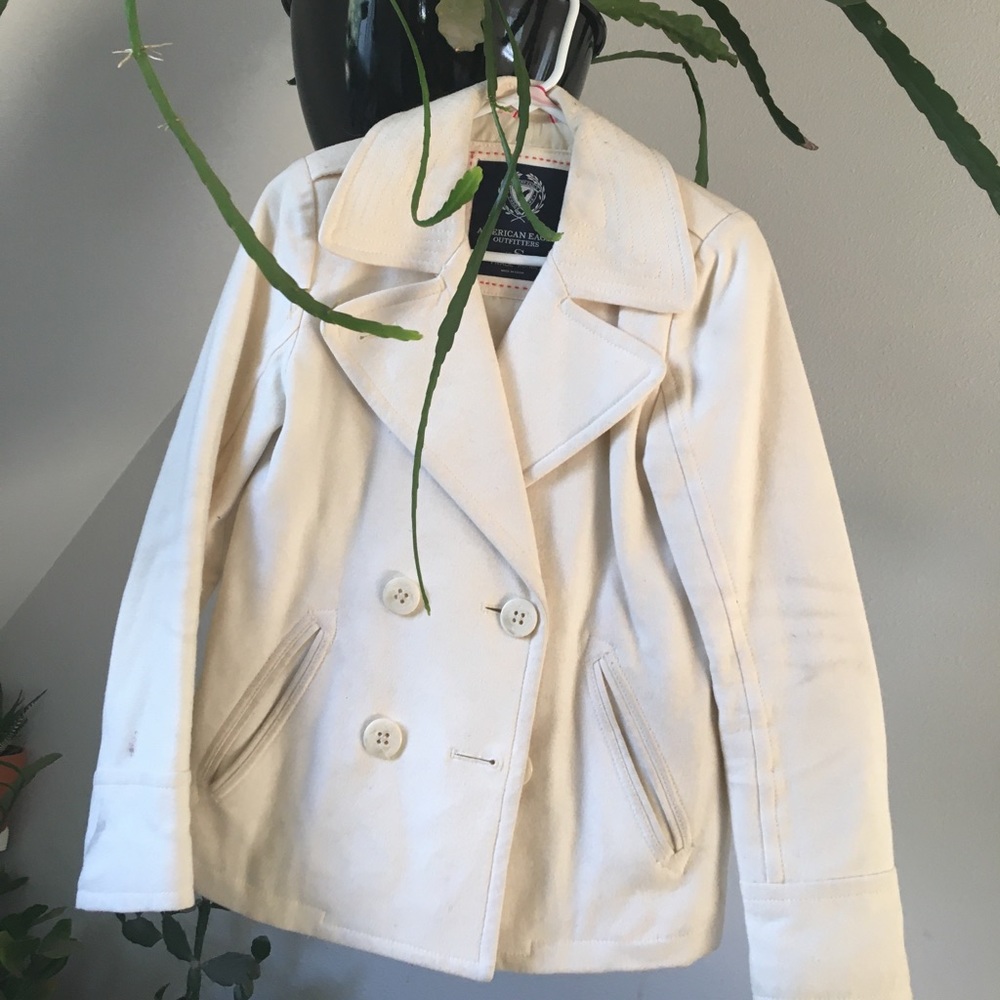 A&E wool peacoat